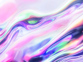 Fototapeta premium Abstract Wavy Background with Soft Pastel Colors and Smooth Flowing Lines in Artistic Design for Creative Projects