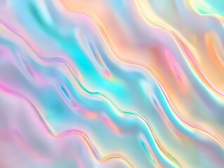 Obraz premium Soft Abstract Pastel Background with Flowing Waves and Gentle Colors for Artistic and Creative Projects
