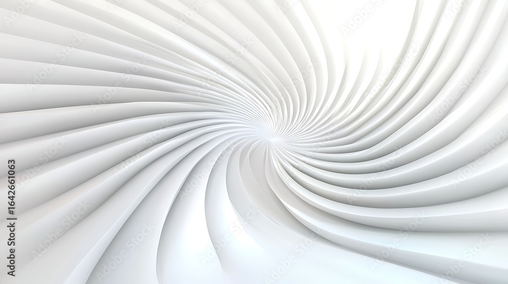 Poster elegant swirling white texture with smooth curves and light reflection for modern design concepts