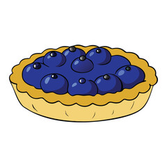 A buttery, golden crust filled with sweet-tart blueberry filling, bursting with juicy flavor and topped with a glossy finish for the perfect dessert treat.
