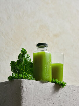 Healthy green juice, perfect for a detox and a boost of vitamins.