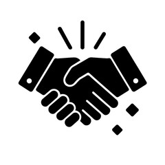Obraz premium handshake icon