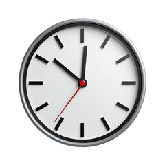 Close-up of a wall clock face.