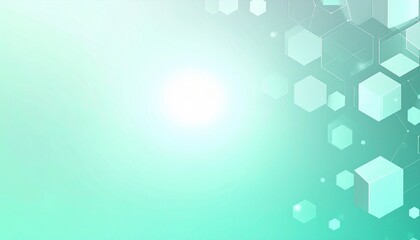 Fresh Start-up Background Design - Contemporary Green Geometric Layout Perfect for Fintech Apps, Sustainable Business and Digital Marketing