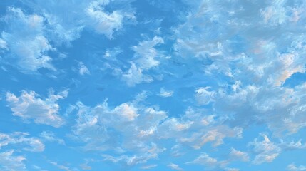 Beautiful sky full of clouds