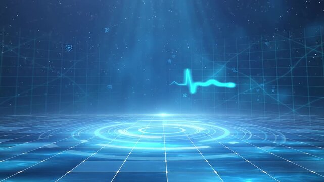 Contexte vid&eacute;o sur la technologie m&eacute;dicale 4K