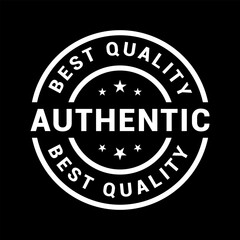 Authentic rubber stamp vector