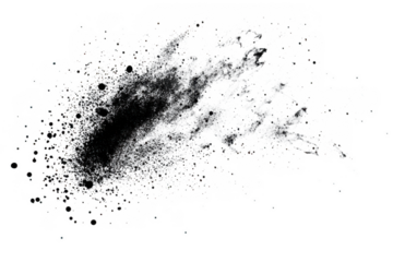 Grunge texture overlay, ink splatter, paint splash, water stain, smoke effect, abstract element, artistic brushstroke isolated on transparent background