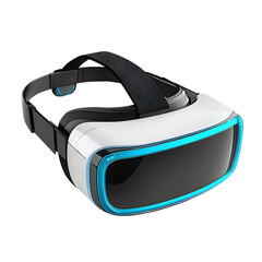 Virtual reality glasses isolated on a white background
