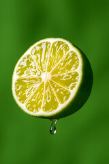 Lime slice. Generative ai