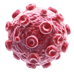 Virus Cell isolated on a white background