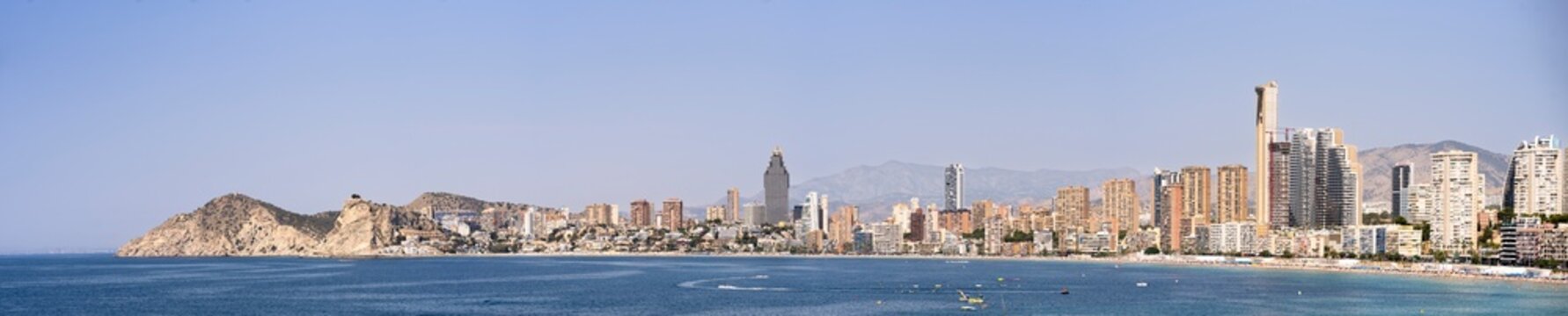 Cityscape with skyscrapers 