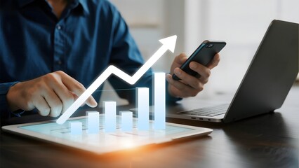 Business growth strategy analysis and financial planning using digital technology tools