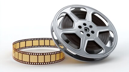 Obraz premium Film reel and filmstrip image