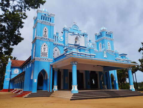 St.marry's church &ndash; Striking Blue Catholic Church kalpitiya  in Sri Lanka