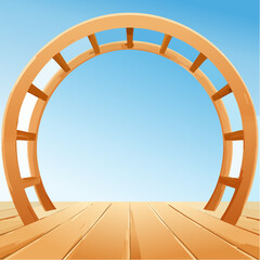 Four scene of rural and urban area
2