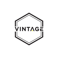 Text Logo Typography vintage, Symbol Logo Design Inspiration