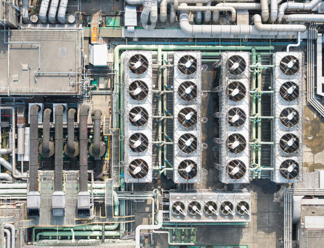 Semiconductor Packaging and Testing Plant Rooftop