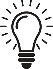 lightbulb icon idea icon