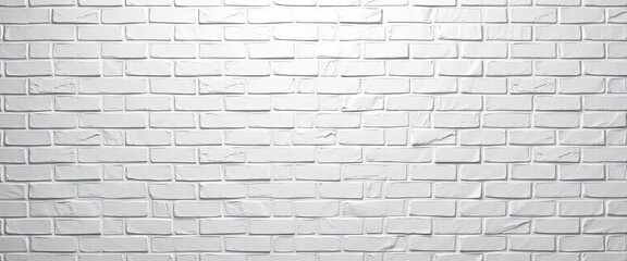 Seamless white brick wall vector background Clean geometric texture ideal for design projects, background, design
