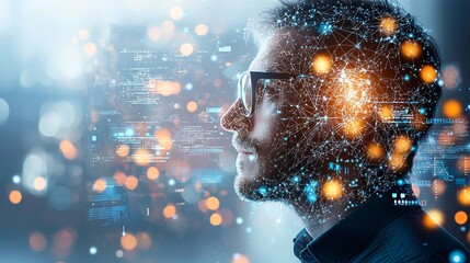 Innovative technology visualization digital environment graphic design futuristic viewpoint conceptual ideas