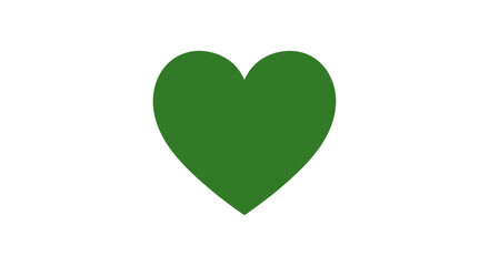 green heart symbol simple versatile love icon for design