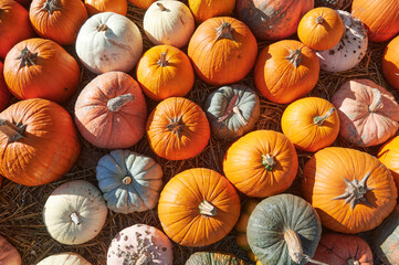 Fall Pumpkins at pumpkin patch