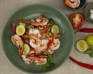 Spicy Shrimp and Seafood Salad