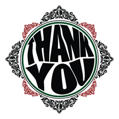 THANK YOU in a Thai Frame