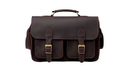A professional leather bag for business, work, or carrying documents, symbolizing a successful career