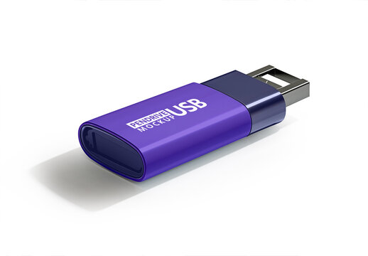 USB Pendrive Mockup Template