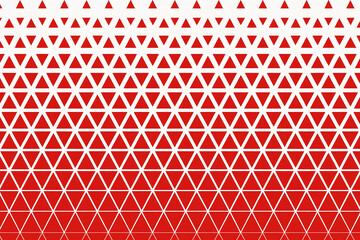 Red and White Triangle Pattern Background Design. Geometric Abstract.