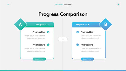 Business Comparison Infographic