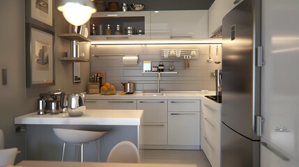 Compact Urban Kitchen A small kitchen