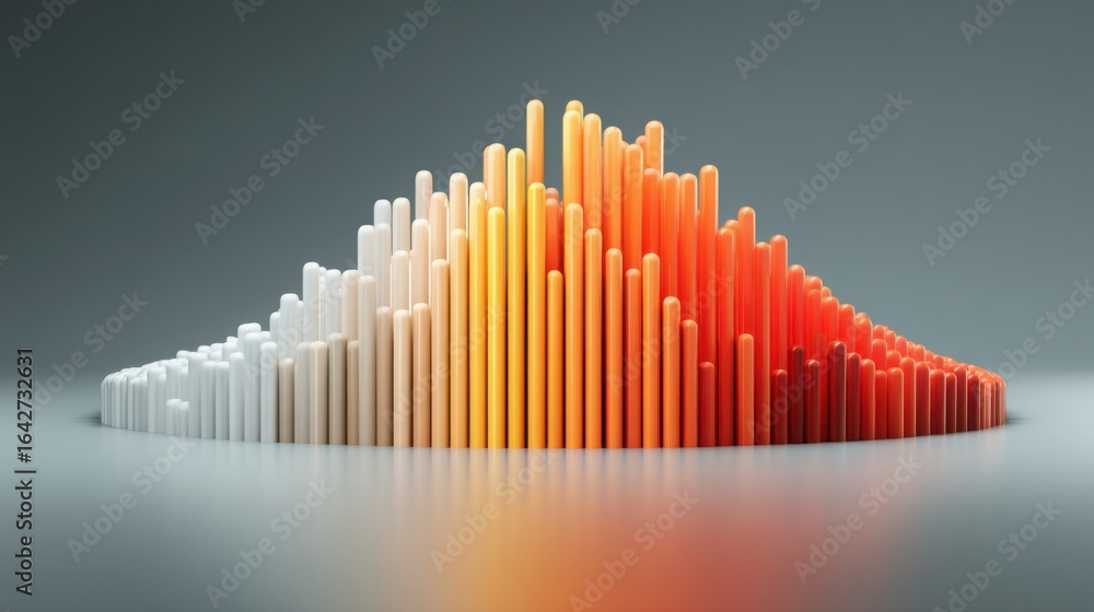 Poster colorful building constructed from pencils, symbolizing task resonance and the importance of executi