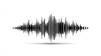 Sound wave visualization representing task resonance meter icon for enhancing concept execution efficiency and performance