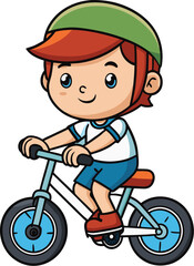 Boy Riding Bike