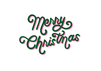 手描き文字　メリークリスマス