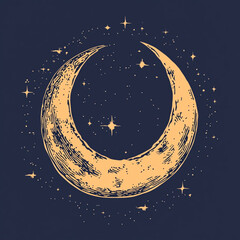 moon and stars