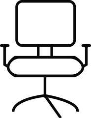 Home furniture. icon or logo in line. isolated sign symbol on transparent background collection for high quality black style furniture.