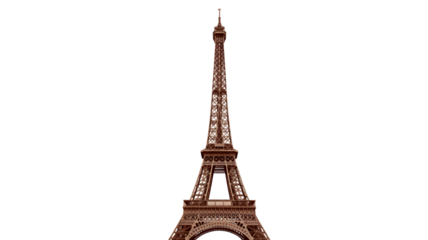 Iconic Eiffel Tower silhouette captures timeless Parisian elegance and travel dreams