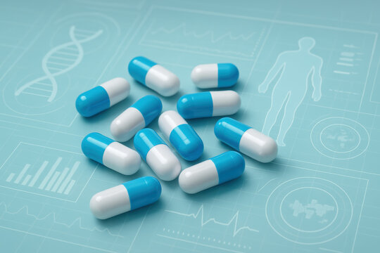 Medical data and technology interface bring health science and biology insights into pharmacy treatment innovations