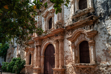 Obraz premium Historic church facade.