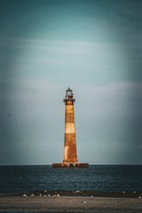 lighthouse in the sea