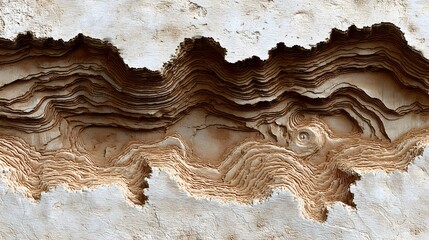 Detailed layered relief texture.