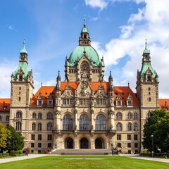 Fototapeta premium European city hall