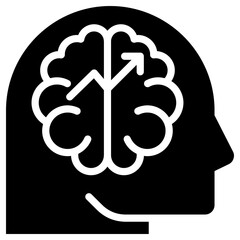 Obraz premium growth mindset icon for Self improvement, business, website, application, printing, document, poster design, etc