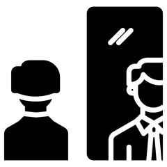 self esteem  icon for Self improvement, business, website, application, printing, document, poster design, etc