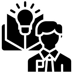 self knowledge icon for Self improvement, business, website, application, printing, document, poster design, etc