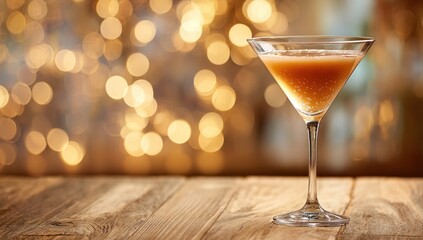 Cocktail on a wooden table